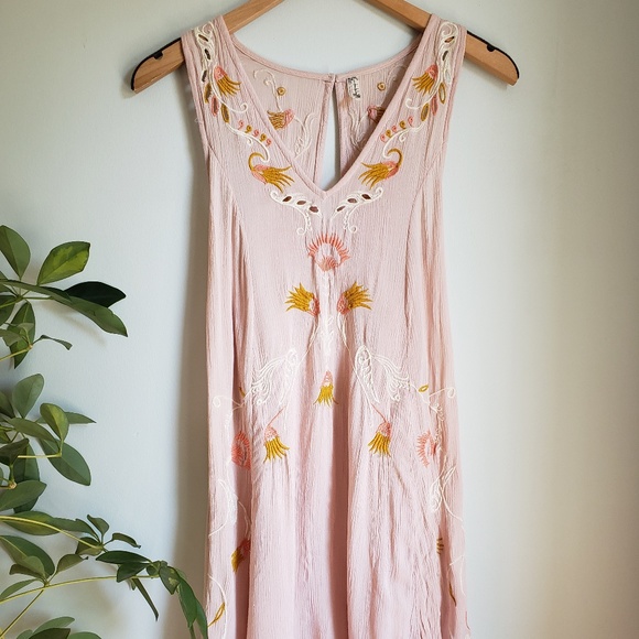 Free People Dresses & Skirts - Free People Embroidered
Adelaide Slip Dress